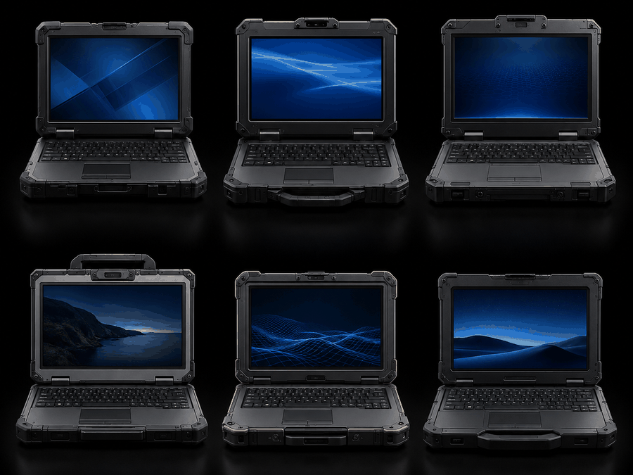 Rugged diagnostic laptops