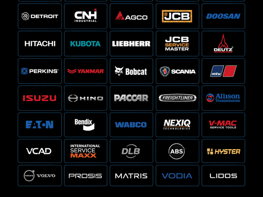 Supported diagnostic software brands